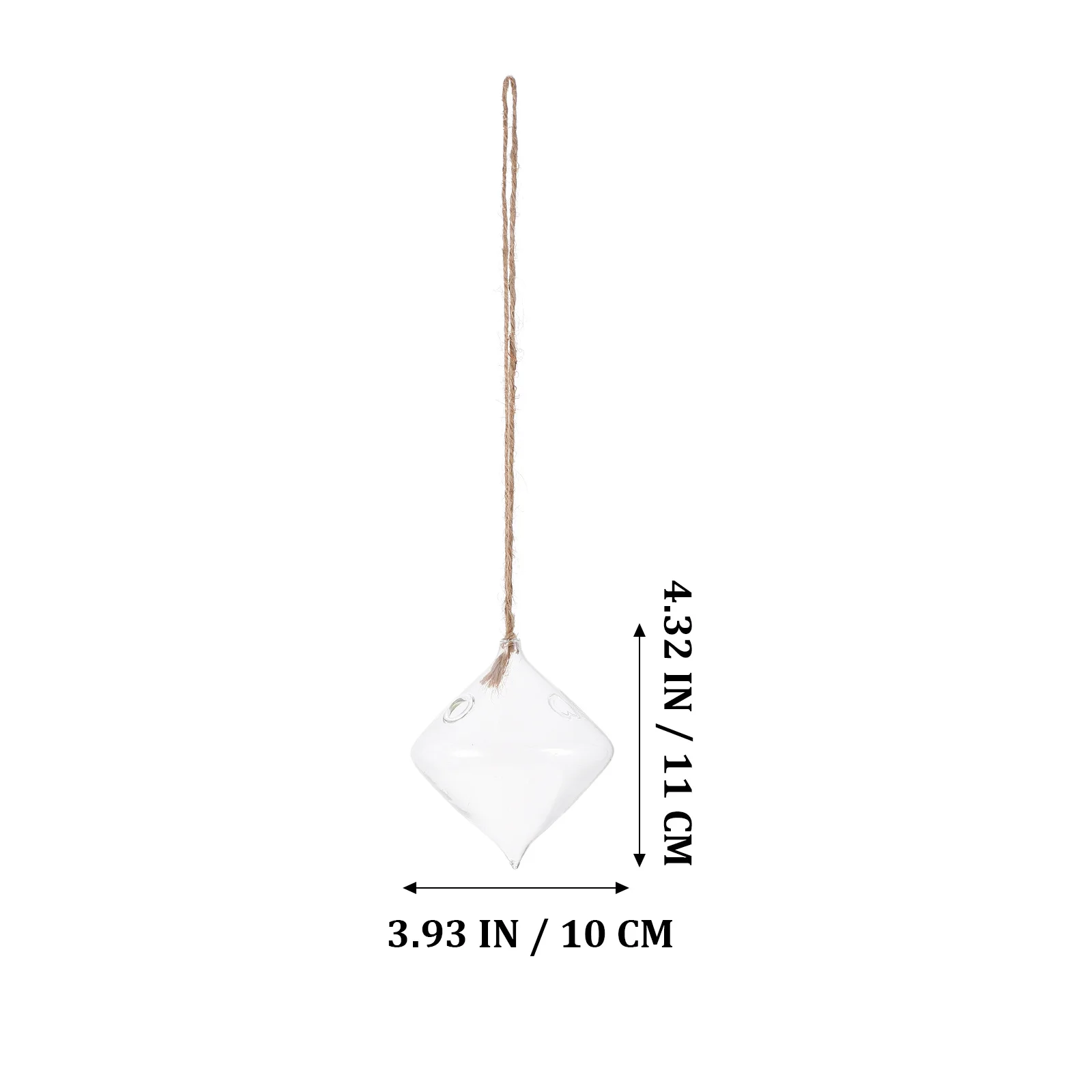 

1Set Modern Style Clear Glass Vase Pendant Sturdy Plants Flower Display Home Garden Office Patio Hanging Vase Flowerpot Pendant