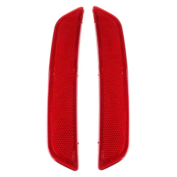 Car Left Right Red Lens Rear Bumper Tail Light Reflector Cover Decoration Fit For Ford Mondeo MK4 2007 2008 2009 2010