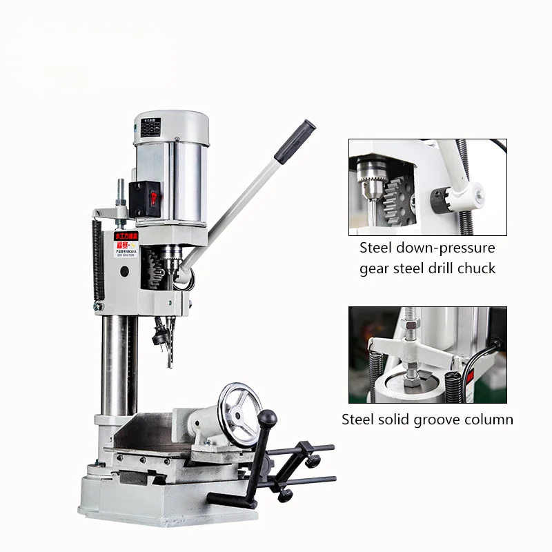 Fusai 750W Wood Square Slot Chisel Mortiser Mortise and Tenon Machine MK361A for Sale