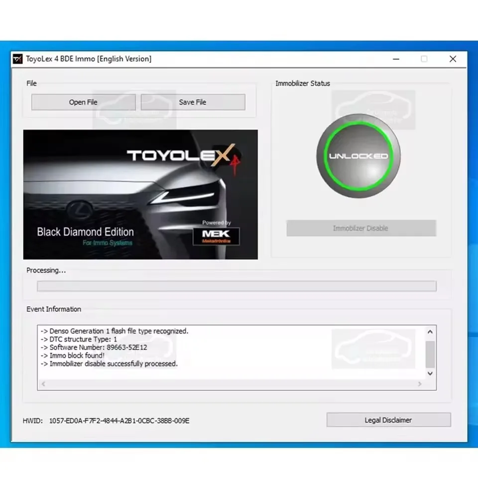 ToyoLex 4/3 الجديد مع Keygen غير محدود لا حاجة إلى KEYGEN لـ Lexus Denso Mascheramento DTC Disable Funziona لـ Kess Ktag Denso IMMO