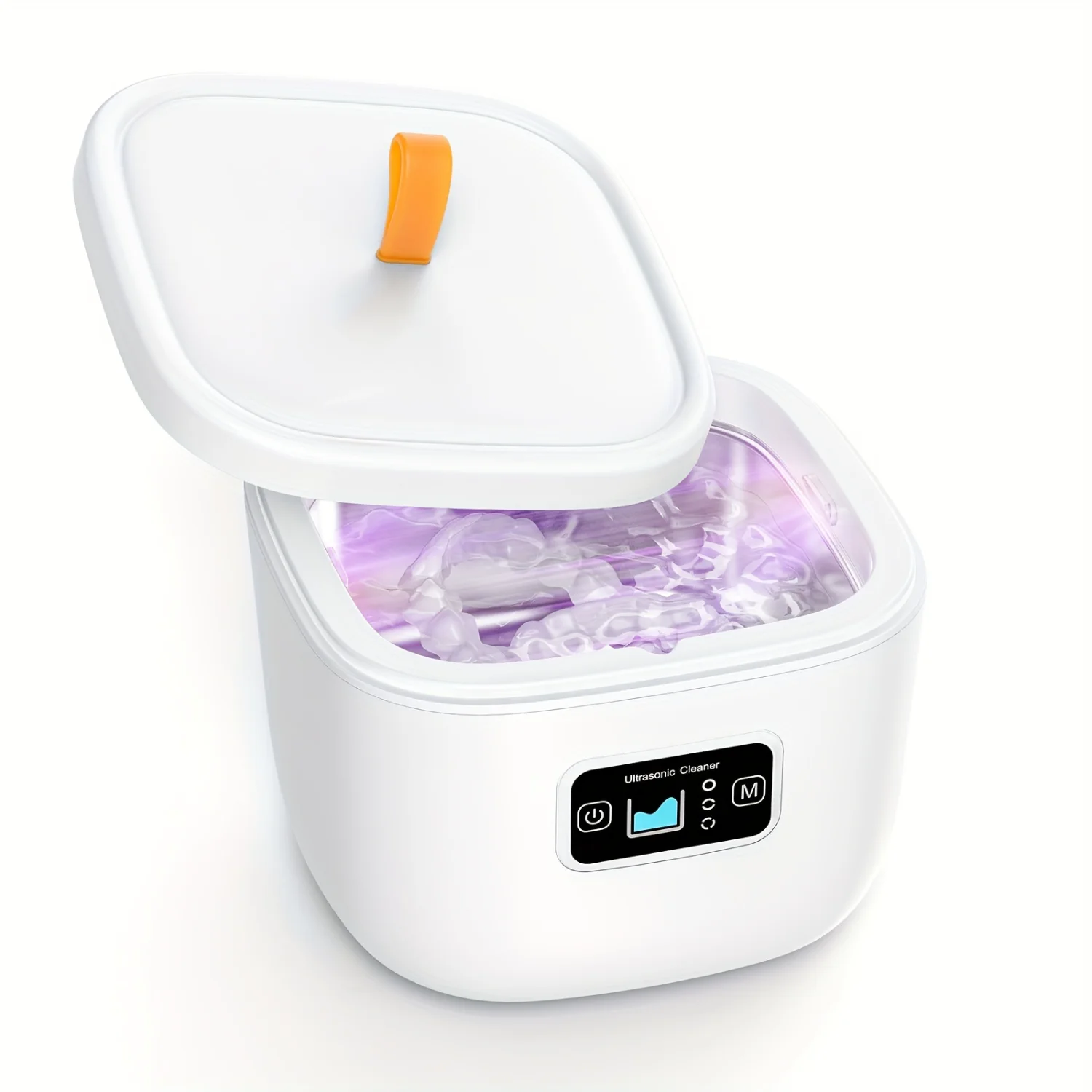 

High Frequency Denture Washer, Timed Washable Jewelry Washer, For All Dental, Braces, Heads, Rings, Glasses, Dentures, Small Me