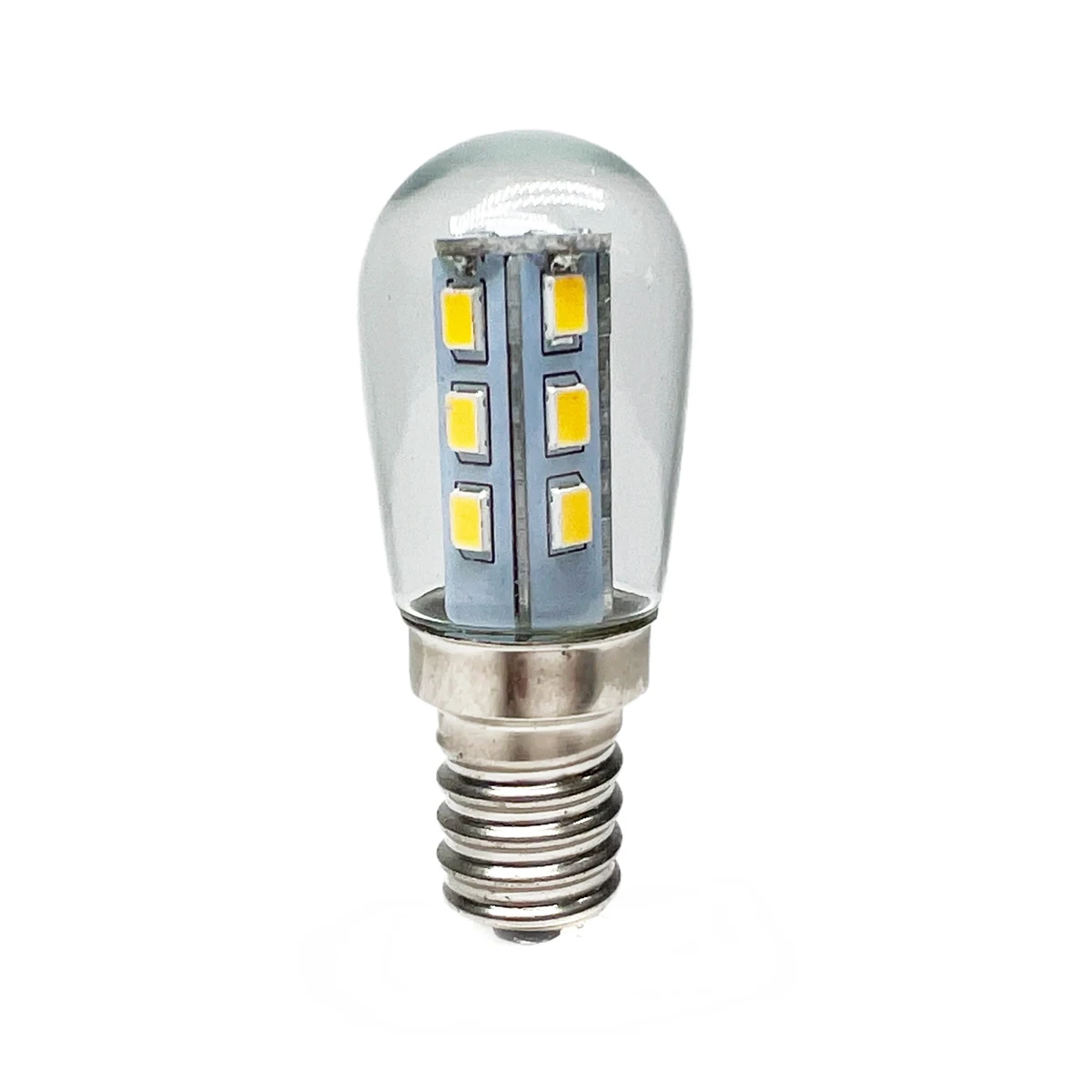 Bombilla S6 E12 13LED 2W 2835SMD, lámpara de refrigerador, CA 110V 220V, Bombilla de tornillo, lámpara de sal, lámpara de escritorio, blanco