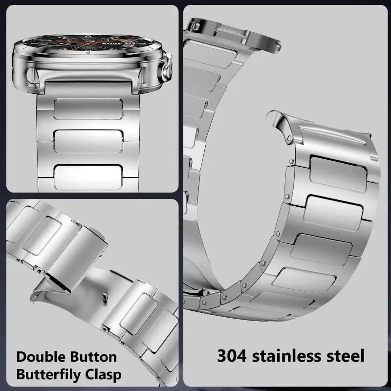 Stainless Steel Strap For Samsung Galaxy Watch Ultra 47mm No Gaps Replacement Bracelet For Samsung Galaxy Watch 7 Ultra 47mm image 5
