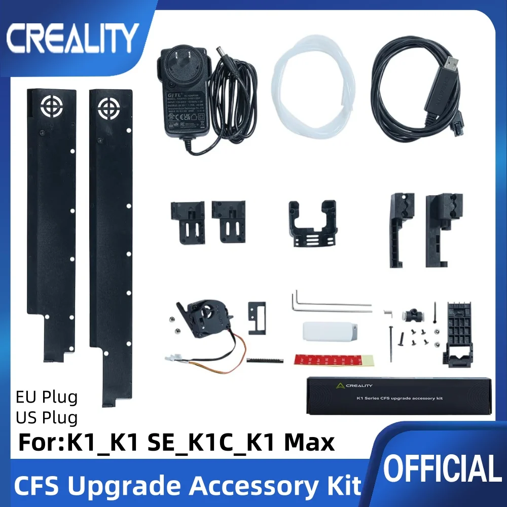 

Creality K1 Series CFS Upgrade Accessory Kit for Multi Color 3D Printer, Multi-Color Printing by Connecting CFS Filament System