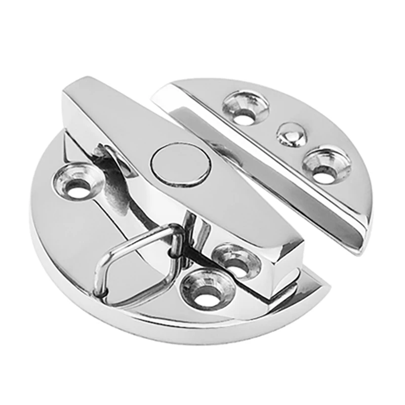 2PCS Marine Edelstahl 316 Boot Tür Schrank Luke Runde Drehen Taste Twist Catch Latch Marine Hardware Zubehör