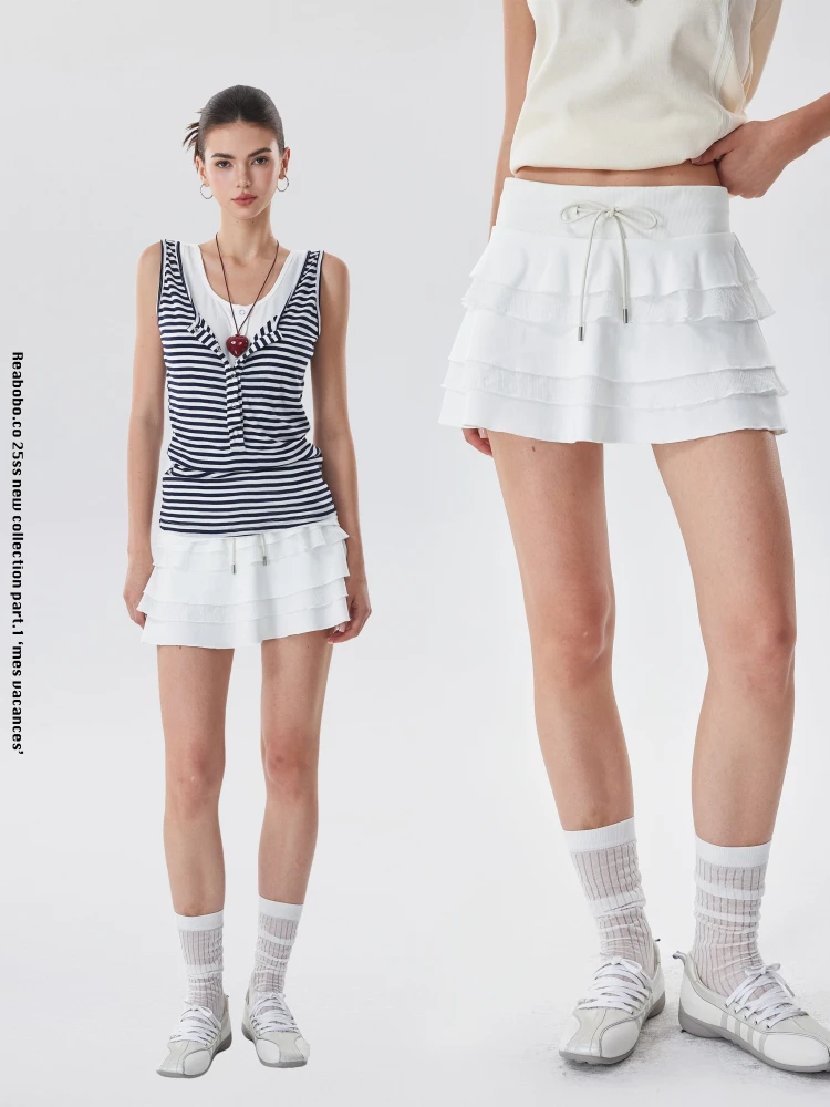 reaboboco-american-sport-ballet-sle-cintura-baja-patchwork-f-falda-mujer-verano-casual-mezcla-de-algodon-a-line-falda