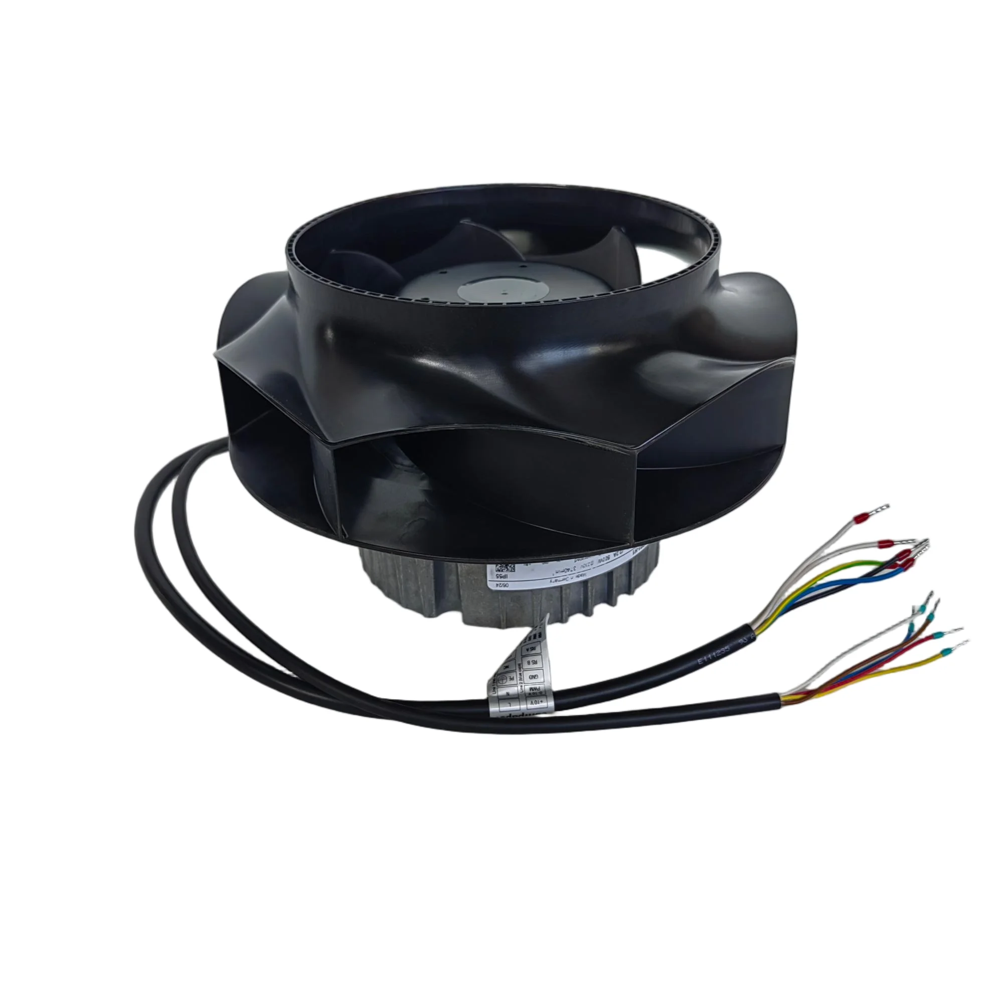 Для R3G250-RR01-H1 250 мм EC центробежные воздуходувки 3740 об/мин 500 Вт 1355 м/ч пластиковые лопасти охлаждающий вентилятор 230 В отдельно стоящий IP54