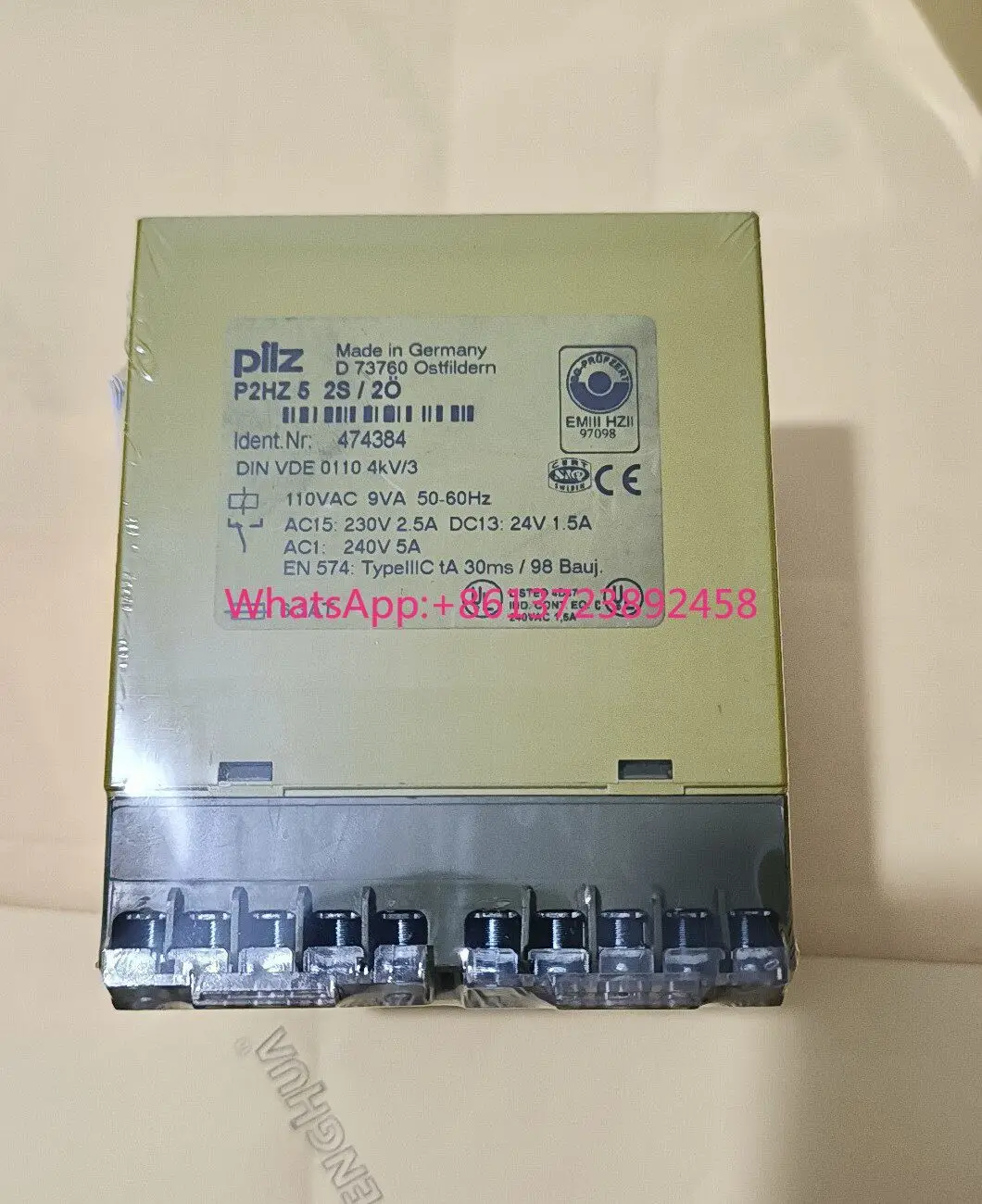 

474384 pilz safety relay in stock