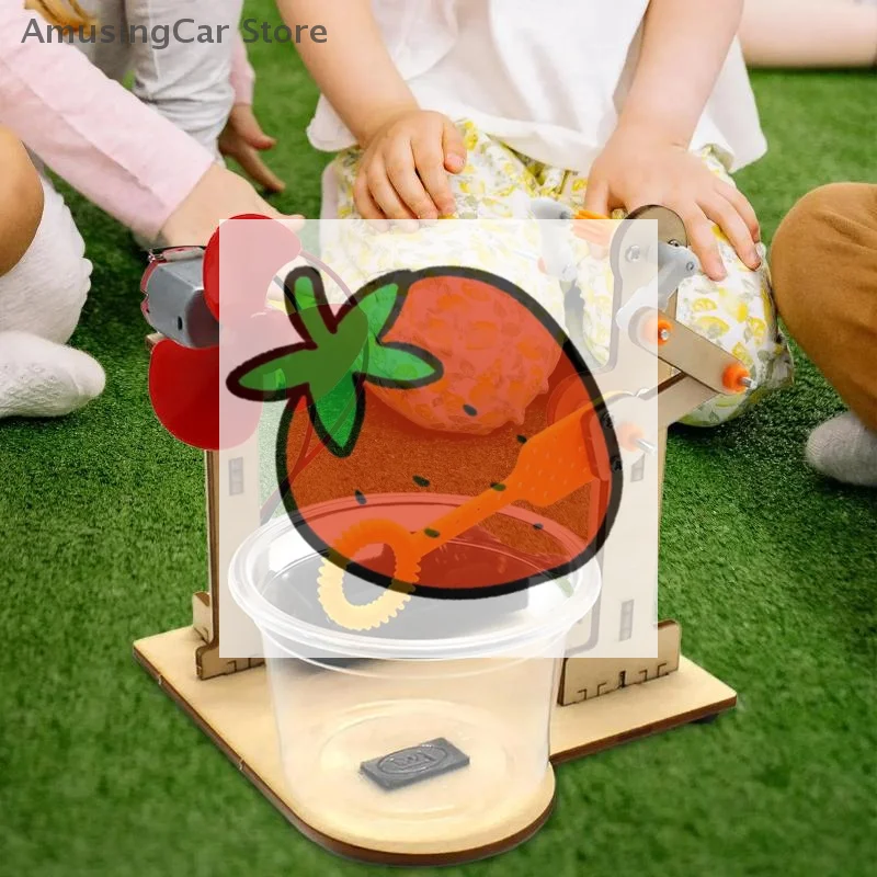 Leren speelgoed voor kinderen - DIY houten bellenmachineset voor wetenschappelijke experimenten