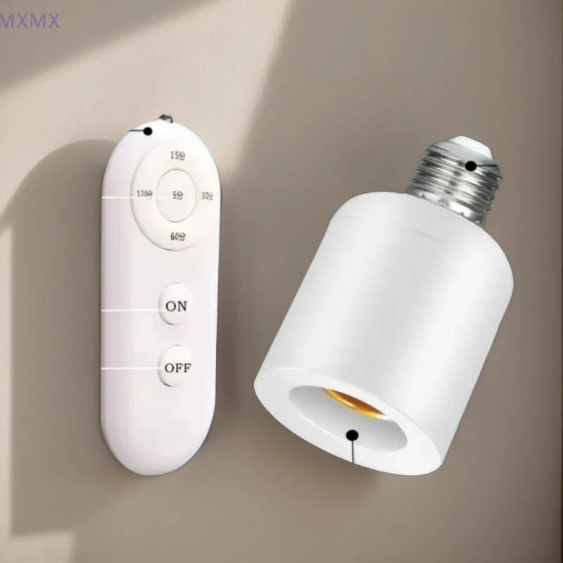 Interruttore di telecomando intelligente per camera da letto E27, timer wireless e set portalampada 85V-265V per cameretta