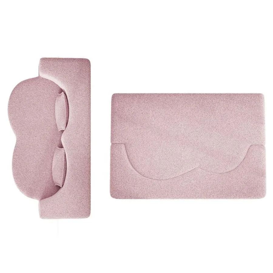 *Brown Fabric Leather Set Pink Fabric Furniture for European Best Selling Living Room Sofa Bed