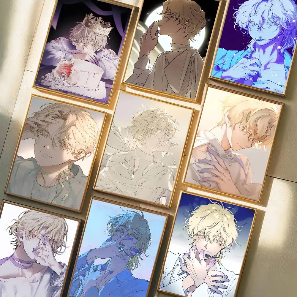 Hot Anime A-Alien S-Stage Luka Manga Poster Self-adhesive Art Waterproof Paper Sticker Coffee House Bar Room Wall Decor