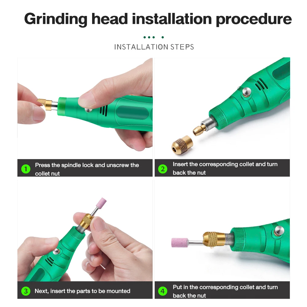 100-240V Mini Electric Drill Multi-function Electric Grinding Polishing Drill Grinder DIY Jade Wood Engraving Pen Power Tools