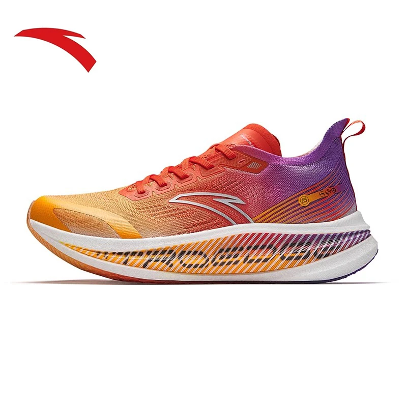 ANTA Men's Sports Shoes Mali Full Palm Carbon Plate Professional Marathon Training Running Shoes Nitrogen Technology Shoes