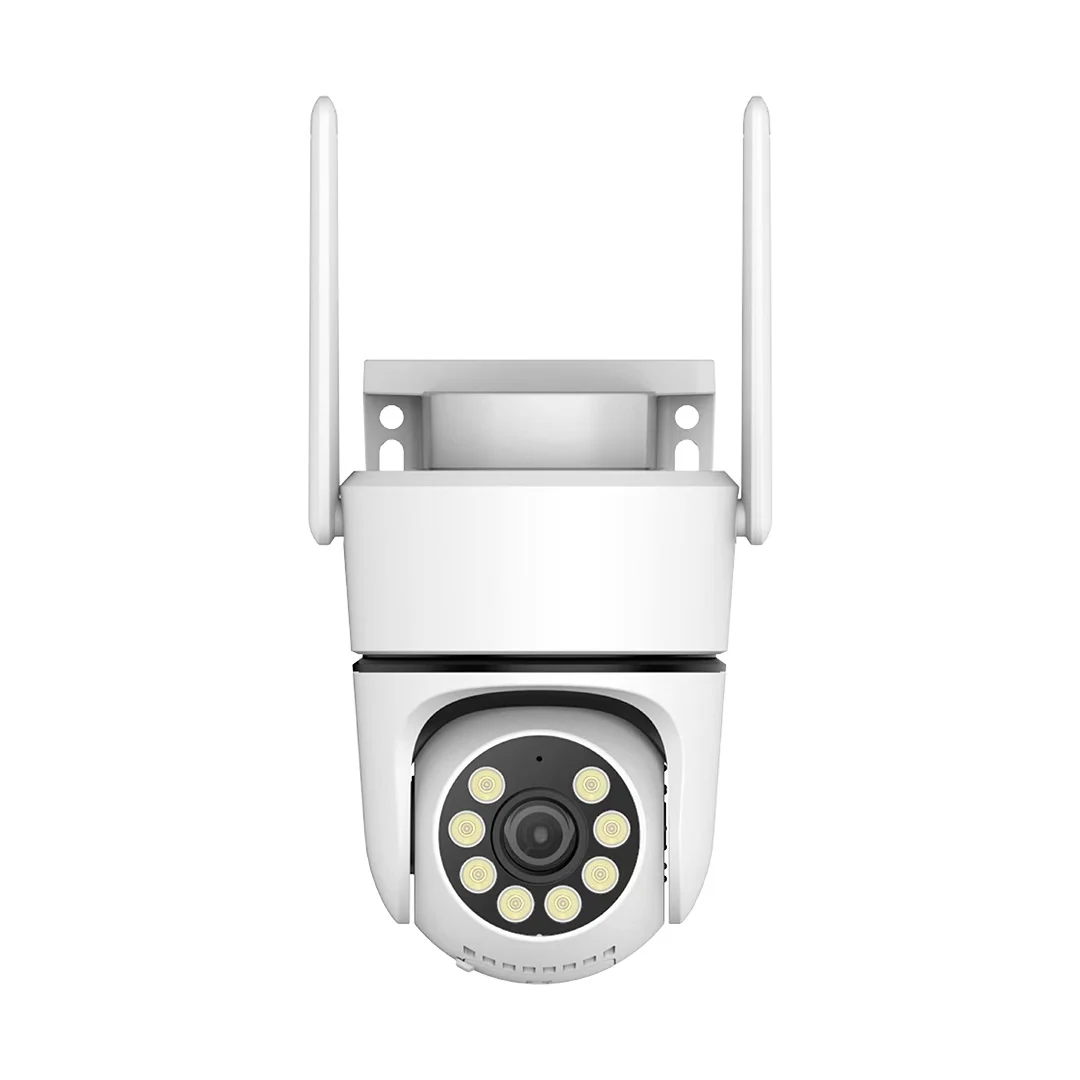 

Беспроводная камера 3MP с двумя диапазонами Wi-Fi, ночным видением и HD-качеством для внутреннего и наружного наблюдения за домом