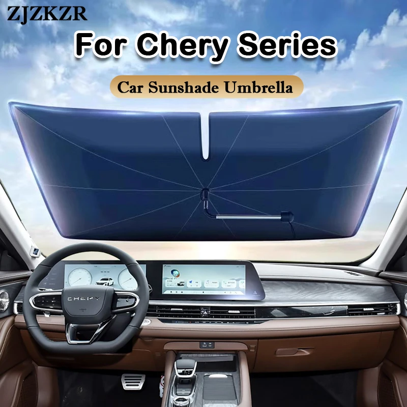 

Автомобильный солнцезащитный козырек, зонтик, летняя солнцезащитная занавеска для защиты лобового стекла для Chery Arrizo 8 Tiggo 7 9 8 Plus Pro OMODA