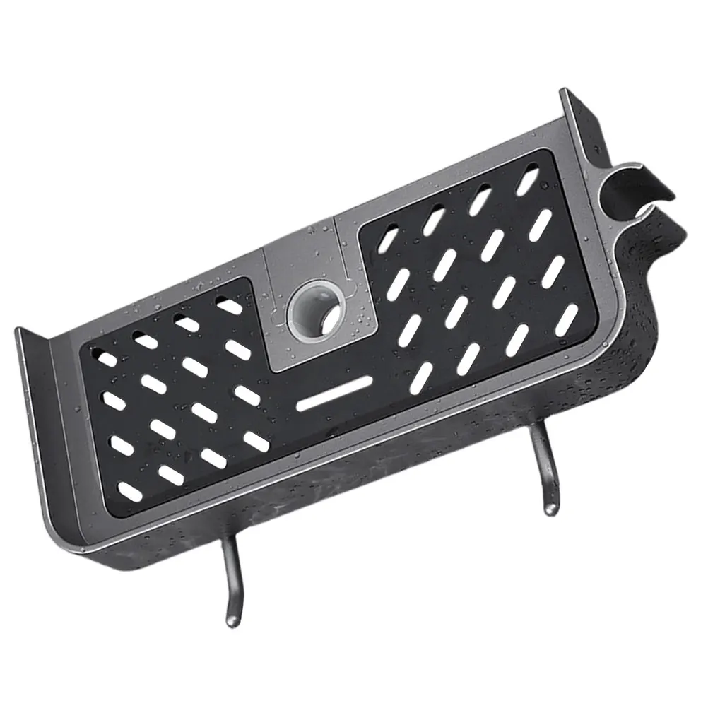 

Adjustable Shower Bar Shelf Heavy Duty Plastic Toiletry Organizer Rack For Bathroom Sundries Storage Shelf Shower Pole