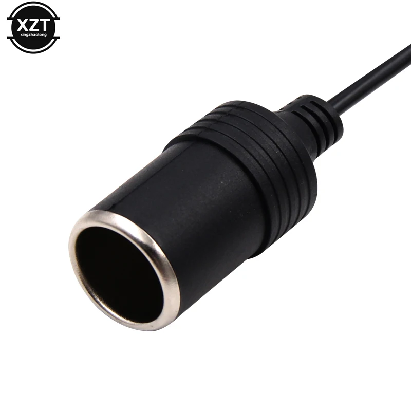 Car Cigarette Lighter Socket Female Power Cord Car Converter Adapter Wired USB Port 5V To 12V for Dash Cam Auto Accessories