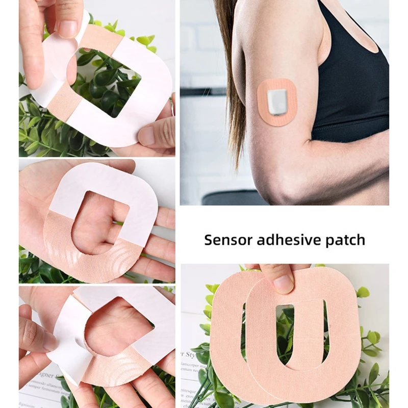 Ademende CGM-patches Sensorkleefpatches Waterdichte plakband fixatie Kleur Optioneel voor sportdouche