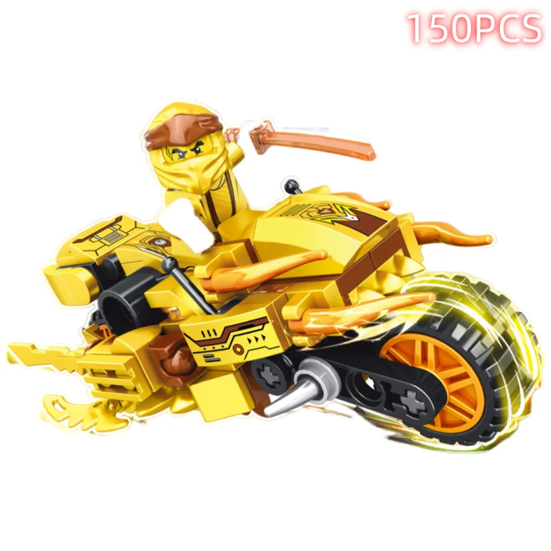 Technical Expert Famous Motorcycle Ninja Building Blocks Mini Model Action Figures Simulation Locomotive Transformation Toy Gift