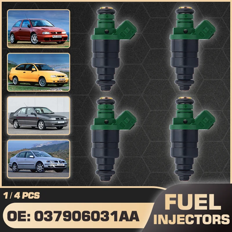 

037906031AA Fuel Injectors For Seat Ibiza Seat Leon Seat Toledo Volkswagen Polo Playa 1999 2000 2001 2002 0280150757 A2C59511911