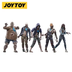 1/18 JOYTOY 3.75inch Action Figure (5PCS/SET) Life After Infected Person Zombie Series Anime Model Toy