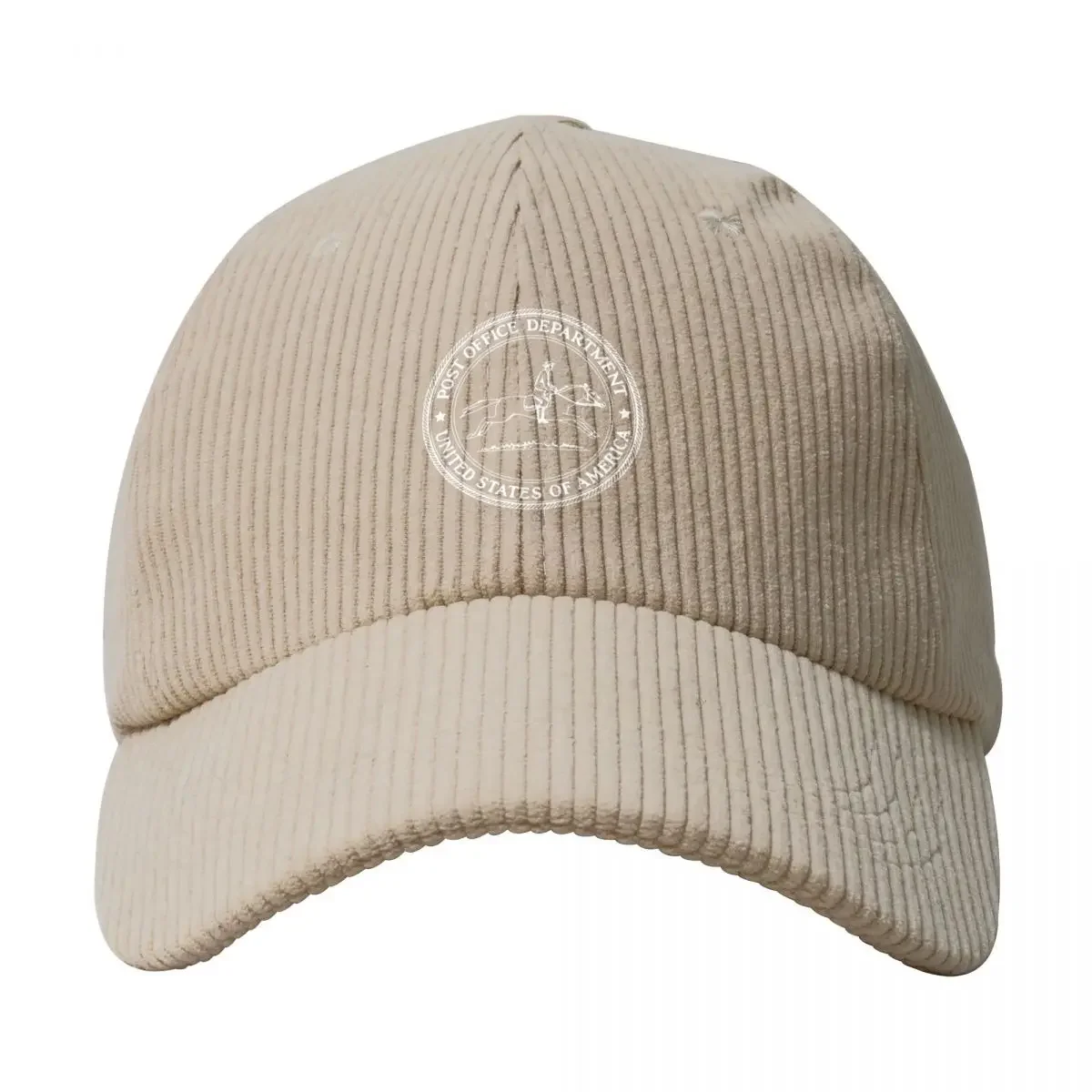 POST OFFICE DEPARTMENT OF THE UNITED STATES -- Vintage US Post Office Seal Corduroy Baseball Cap