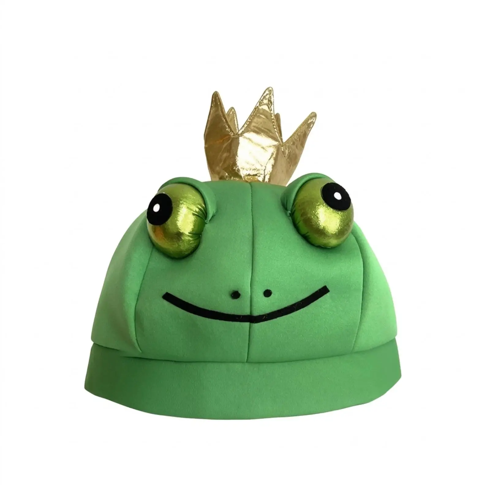 Frog Hat with Crown Elastic Frog Hat Cute for Stage Performances, Partygoers