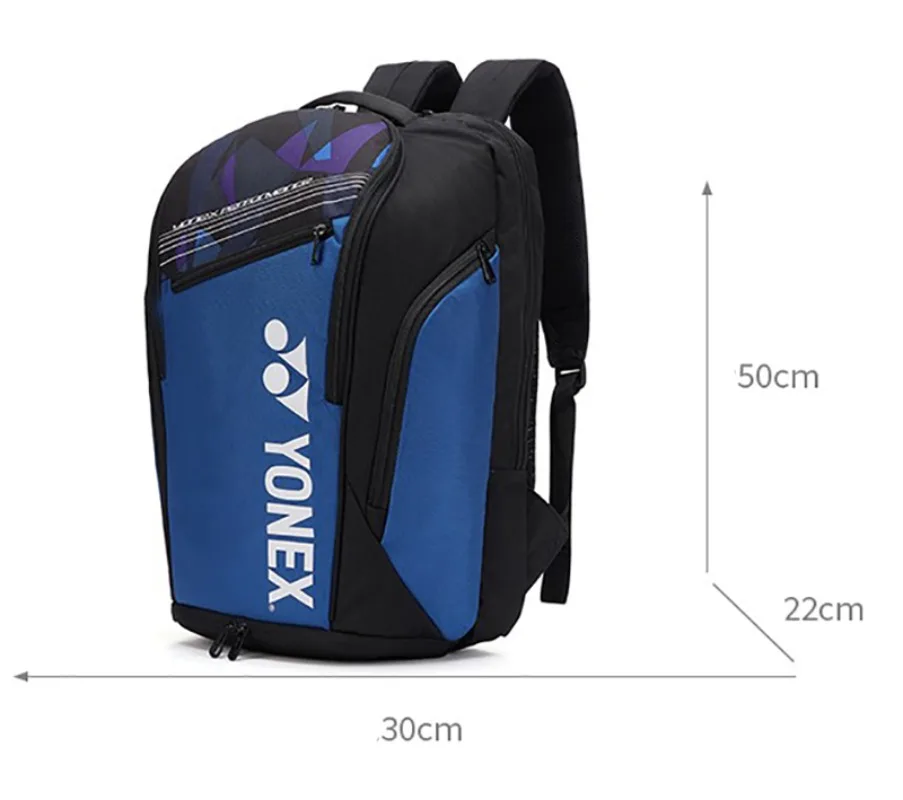 Yonex mochila de Bádminton de alta calidad, bolsa de raqueta de bádminton, duradera, Unisex, gruesa, 3-6 piezas con compartimento para zapatos independiente