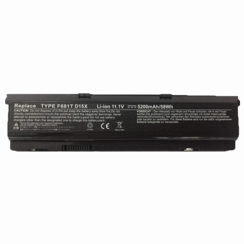 CSBD بطارية كمبيوتر محمول جديد لاستبدال ديل M15X P08G F681T D951T SQU-722 SQU-724 5200mAh