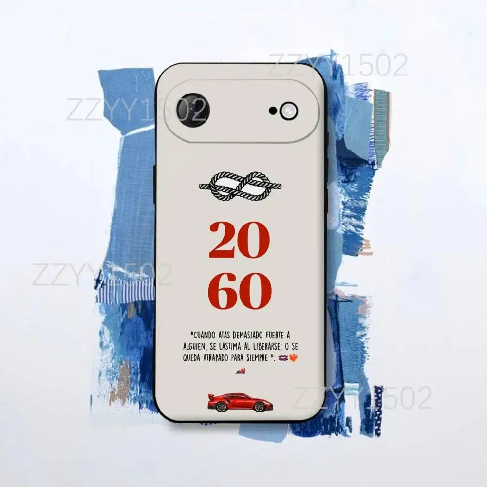 حافظة هاتف Culpa Tuya MIA 20 60 لهاتف iPhone 17,16,15,14,13,12,Pro,Max,Plus,E,SE4,Air,Mini Black Funda Shell