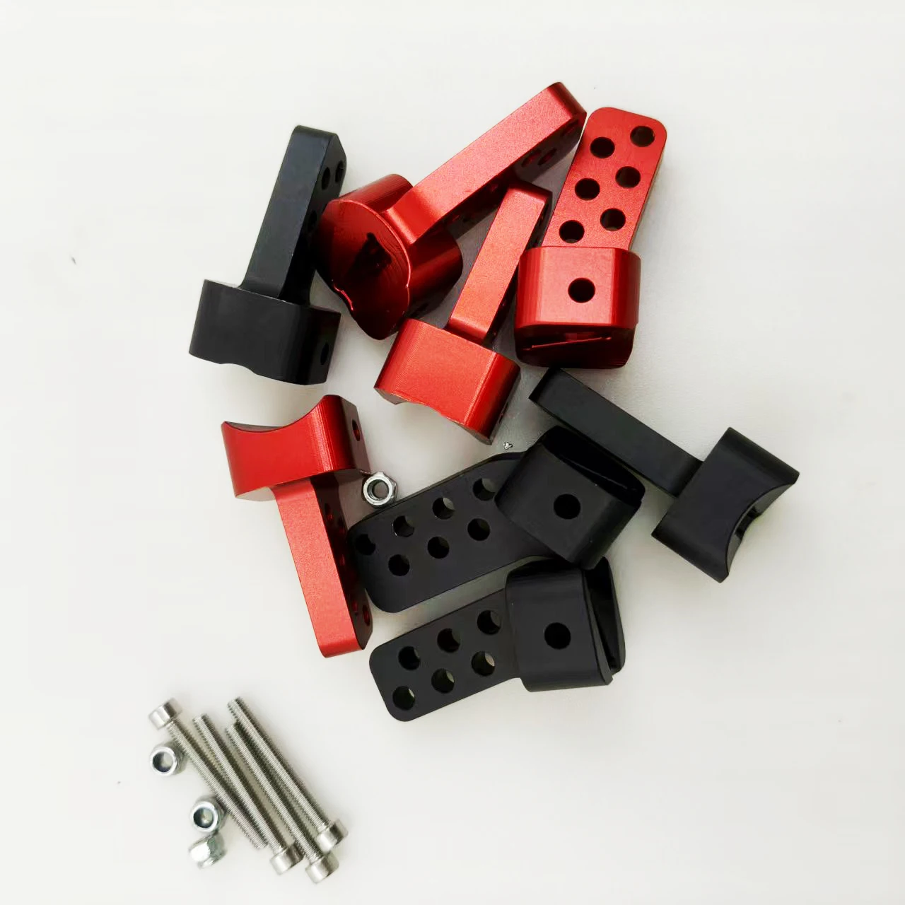 อะลูมิเนียม CNC AR44 ตัวยกเพลาแบบ 4 มุม ป้องกันการเอียง สำหรับรถ RC Crawler ขนาด 1/10 รุ่น Axial SCX10 II ชิ้นส่วนอัพเกรด DIY 90046