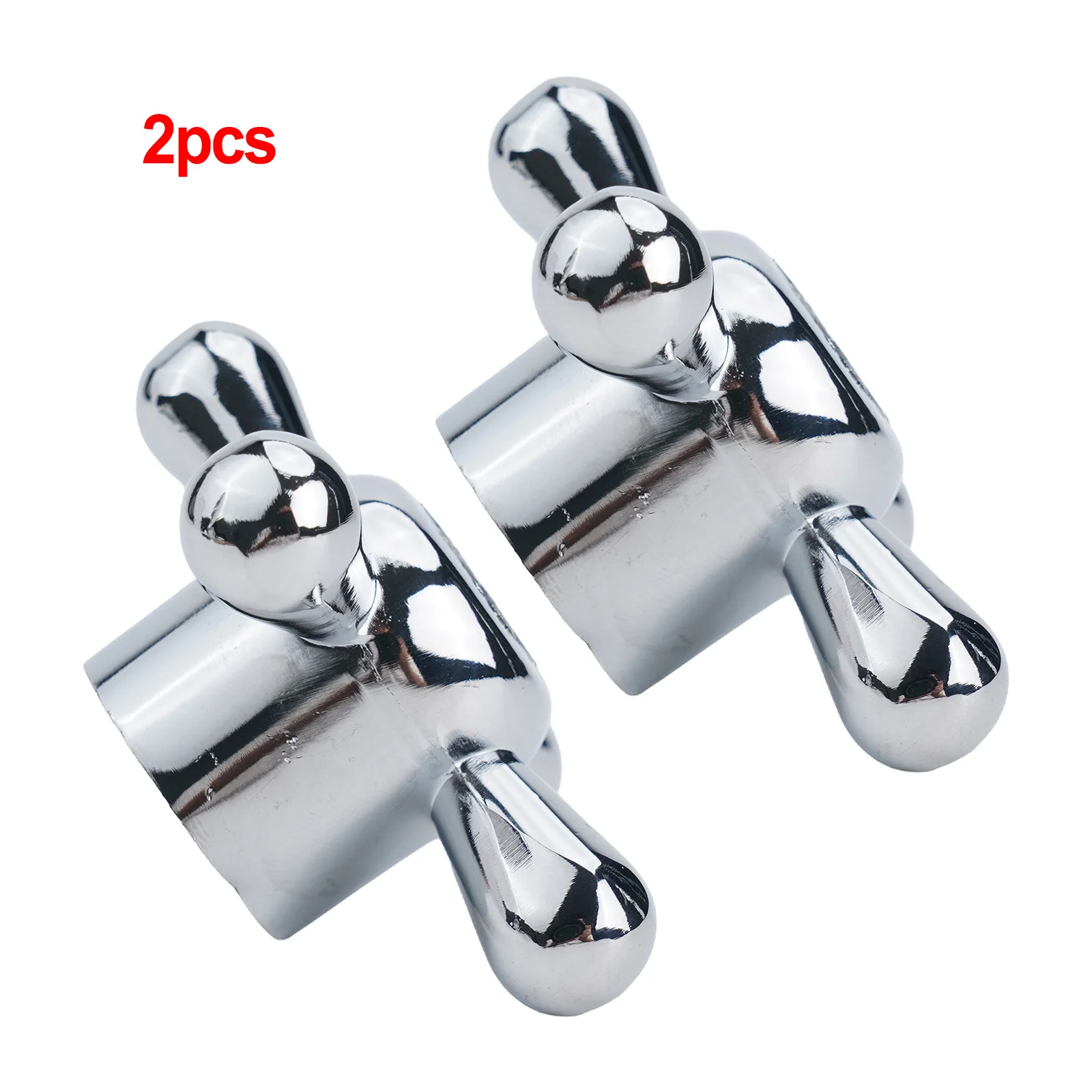 Knob Handle Replacement Pack of 2 for Faucets Requiring 8mm Diameter 20 Tooth Internal Valve Core Configuration