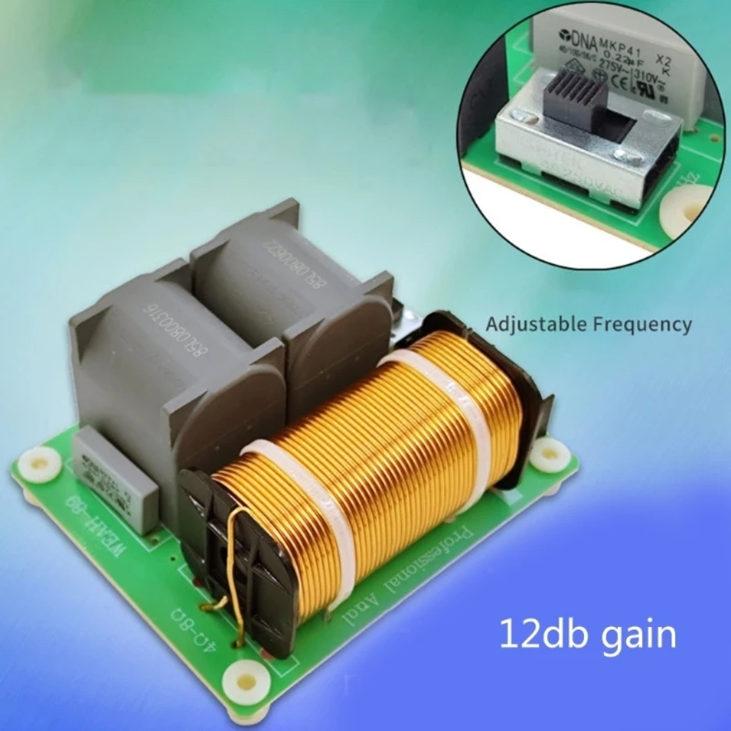 

Speaker Frequency Divider Module Bass Hi-Fi Filter Distributor Board for DIY Speaker 448F