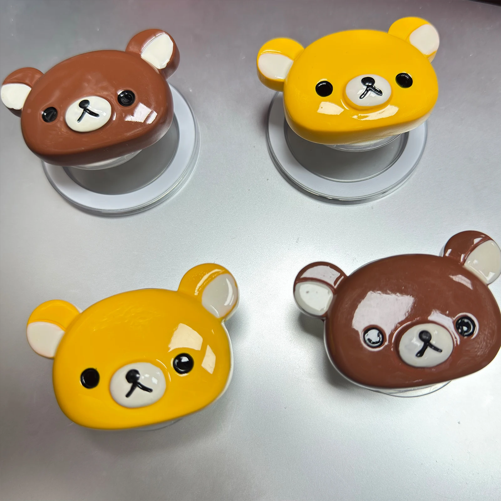 

Милый мультяшный медведь, держатель для телефона Griptok, кольцо на палец, поддержка для IPhone, чехлы Samsung, Grip Tok, кронштейн для розетки, подарок для девочки