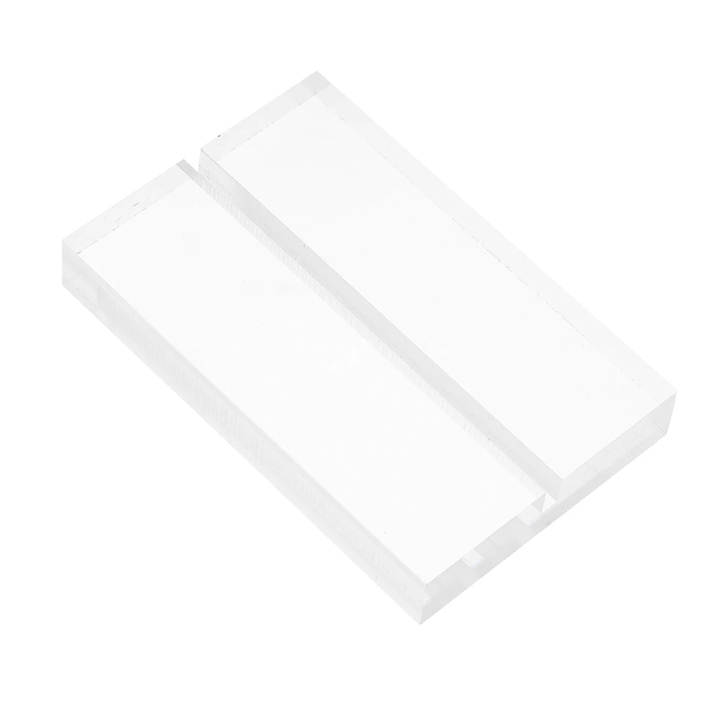 

Sturdy Acrylic Table Sign Holder Clear Desktop Stand for Menu Cards Place Cards and Reception Areas Versatile Transparent