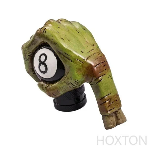 Green Resin Shifter Knob Black 8 Stylish Gear Shift Handle for Car