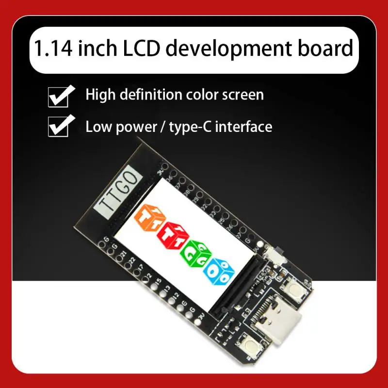 

WiFi LCD Development Board ESP32 WiFi Module TTGO T-Display Wireless WiFi Module 4MB/16MB Arduin0 Wireless Development Board