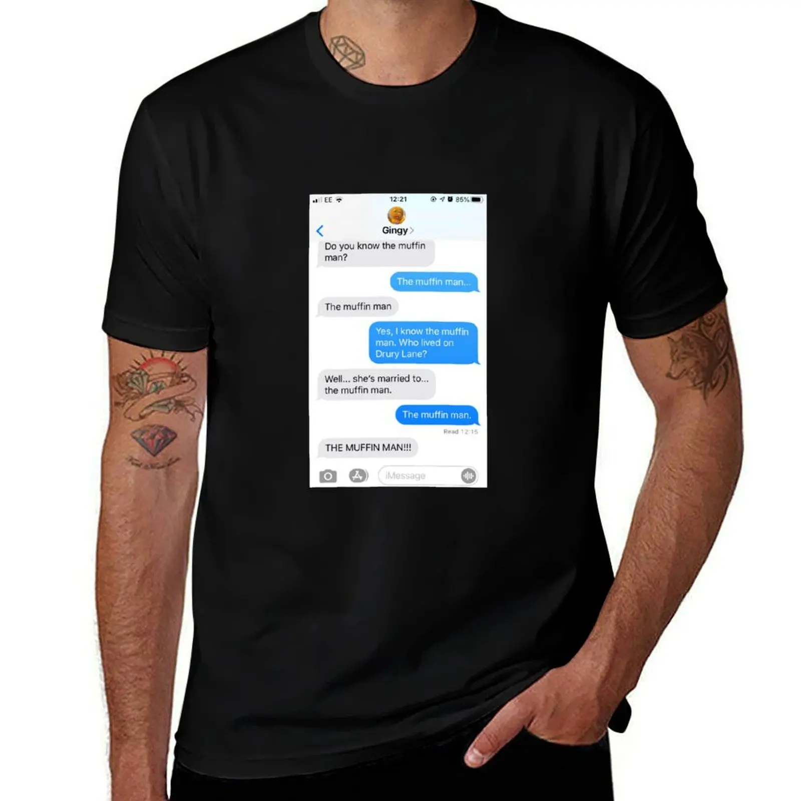 

Do you know the muffin man T-Shirt t shirts for man graphic vintage g man t shirts for men cotton t shirts high quality T-shirt