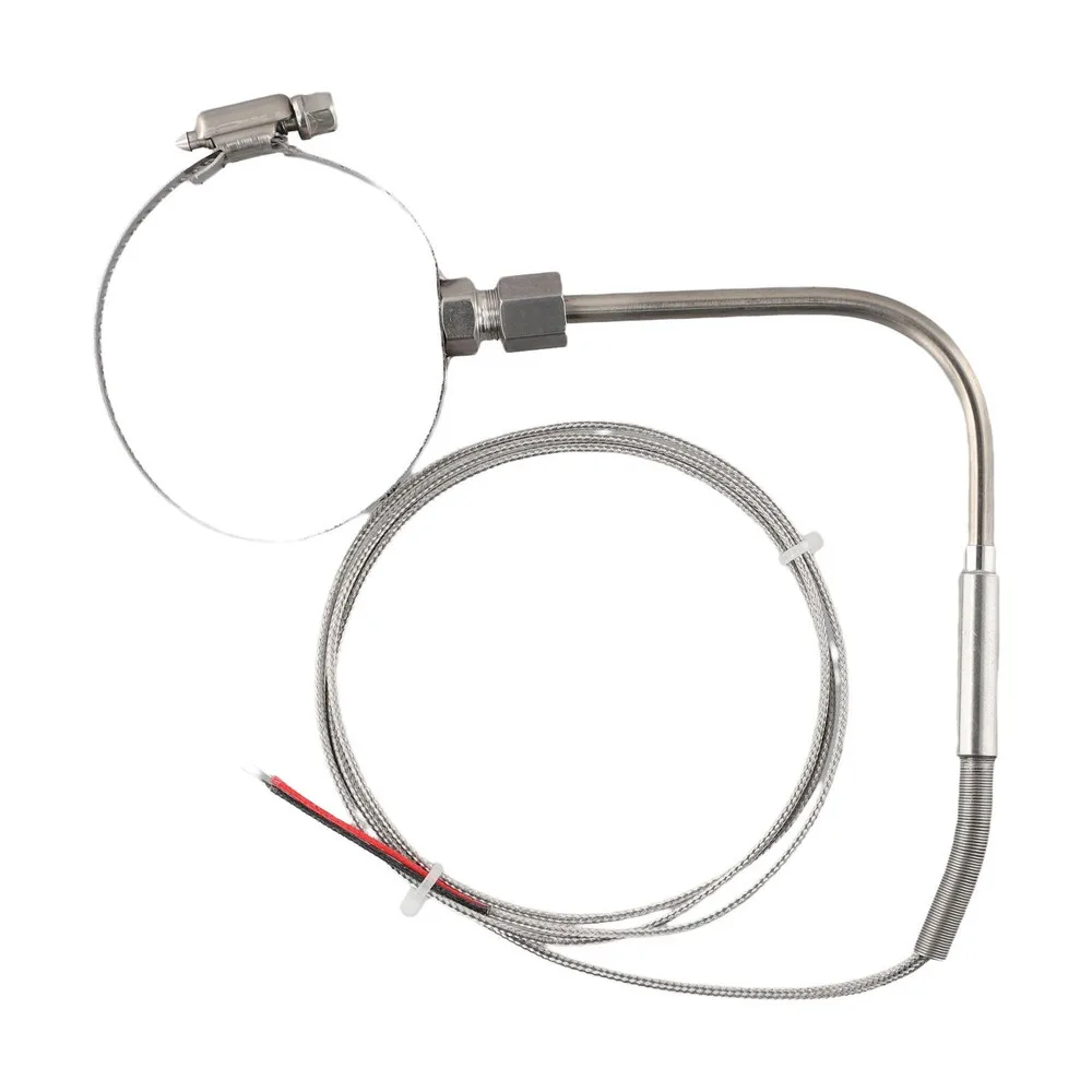 K-type Temperature Sensor Angle EGTRight Probe With 3.3Ft 1M 1PCS 80x5mm