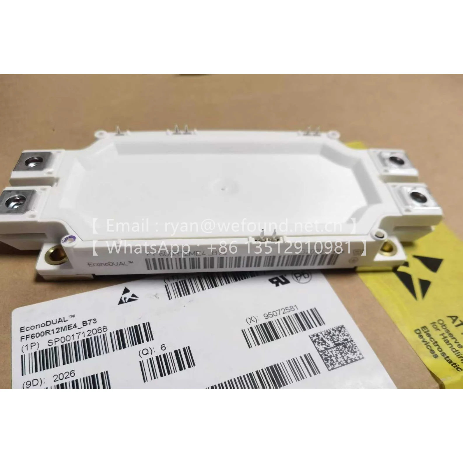 

FF600R12ME4 1200 В, 600 А двойной модуль IGBT