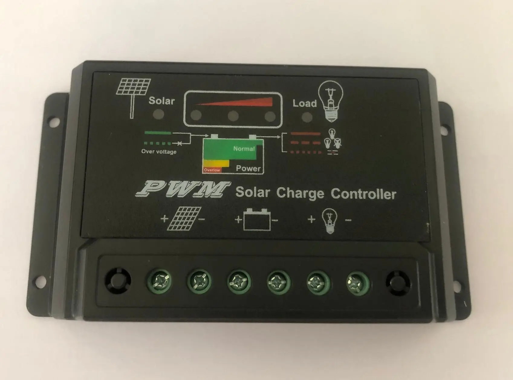 10A 12V / 24V Auto Distinguish PWM Solar Street Light Panel Charge Controller