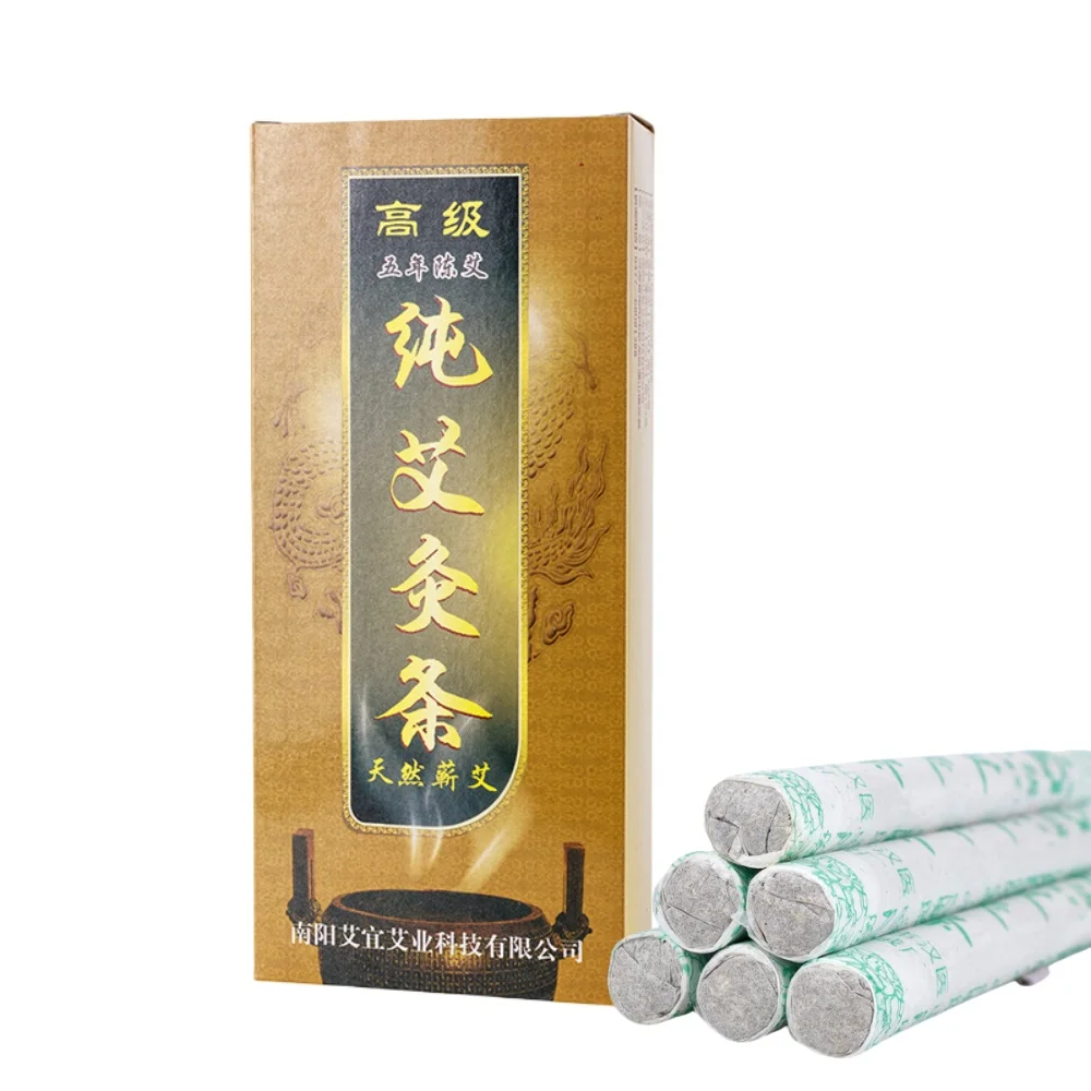 Moxa Sticks Rollos naturales de artemisa hechos a mano a partir de 5 años de madera pura de artemisa para el control de plagas