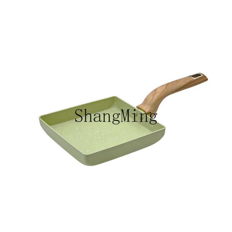 

CL Ceramic Non-stick Tamagoyaki Pan Household Pan Non-stick Roasted Mai Rice Stone Frying Pan for all purposes