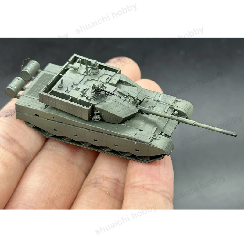 1PCS 1/144 Bilancia 99A Carro Armato di Battaglia Principale Verniciato Modello di Simulazione Veicolo di Combattimento Blindato per Il Collettore In Miniatura Militare