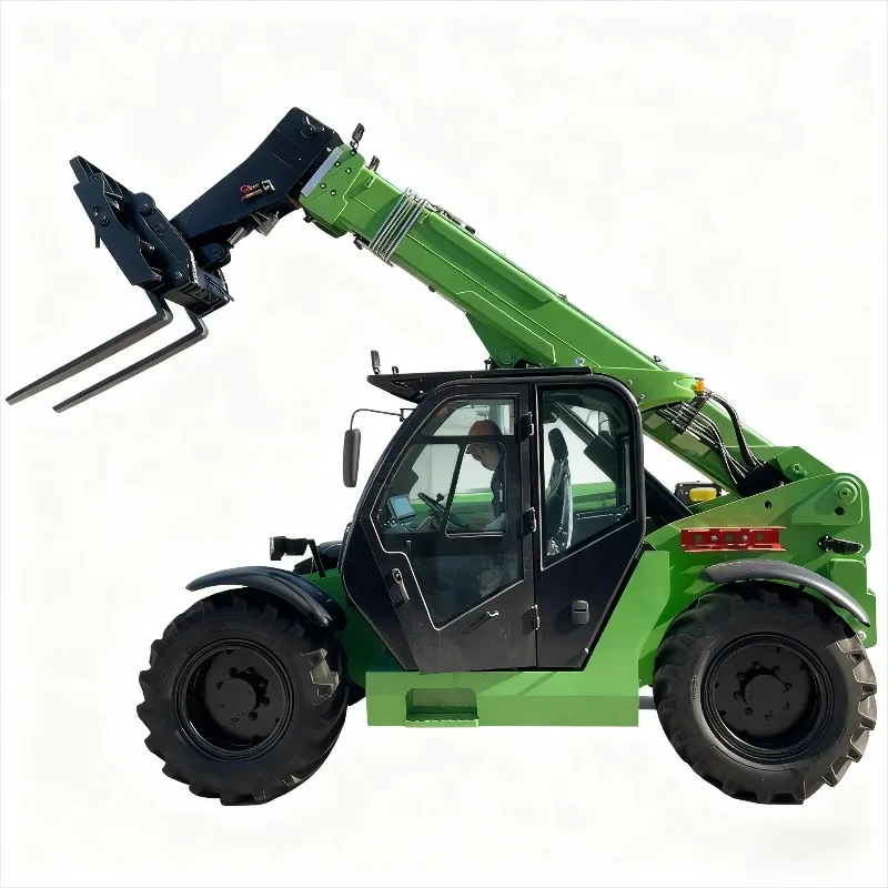 Customized 4T Diesel 4WD Telescopic Forklift With Lithium Battery Eco-iendly High-Lift Performance For Modern Construction Wareh