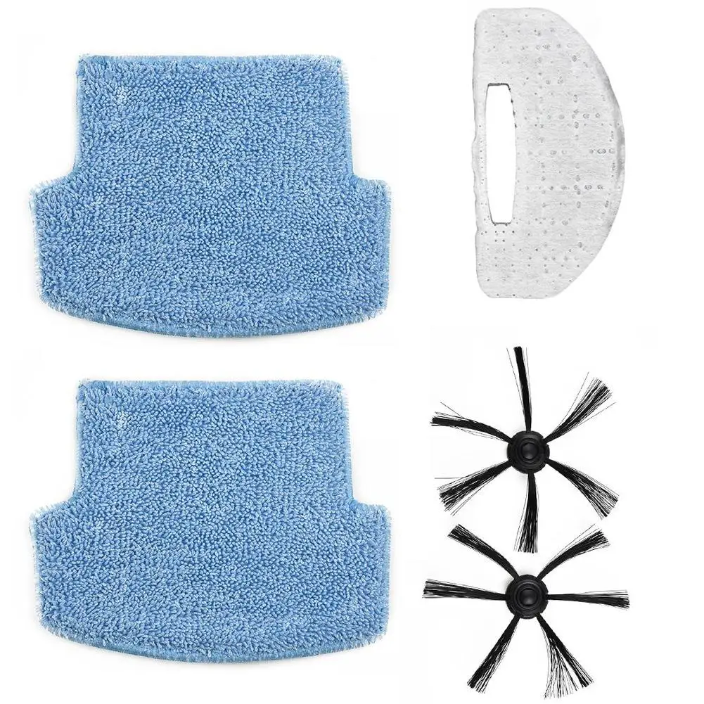 Juego de 5 almohadillas para Mondial multiláser ObaDuster WAP100 Cepillo Lateral, filtro y mopa, accesorios de Robot aspirador