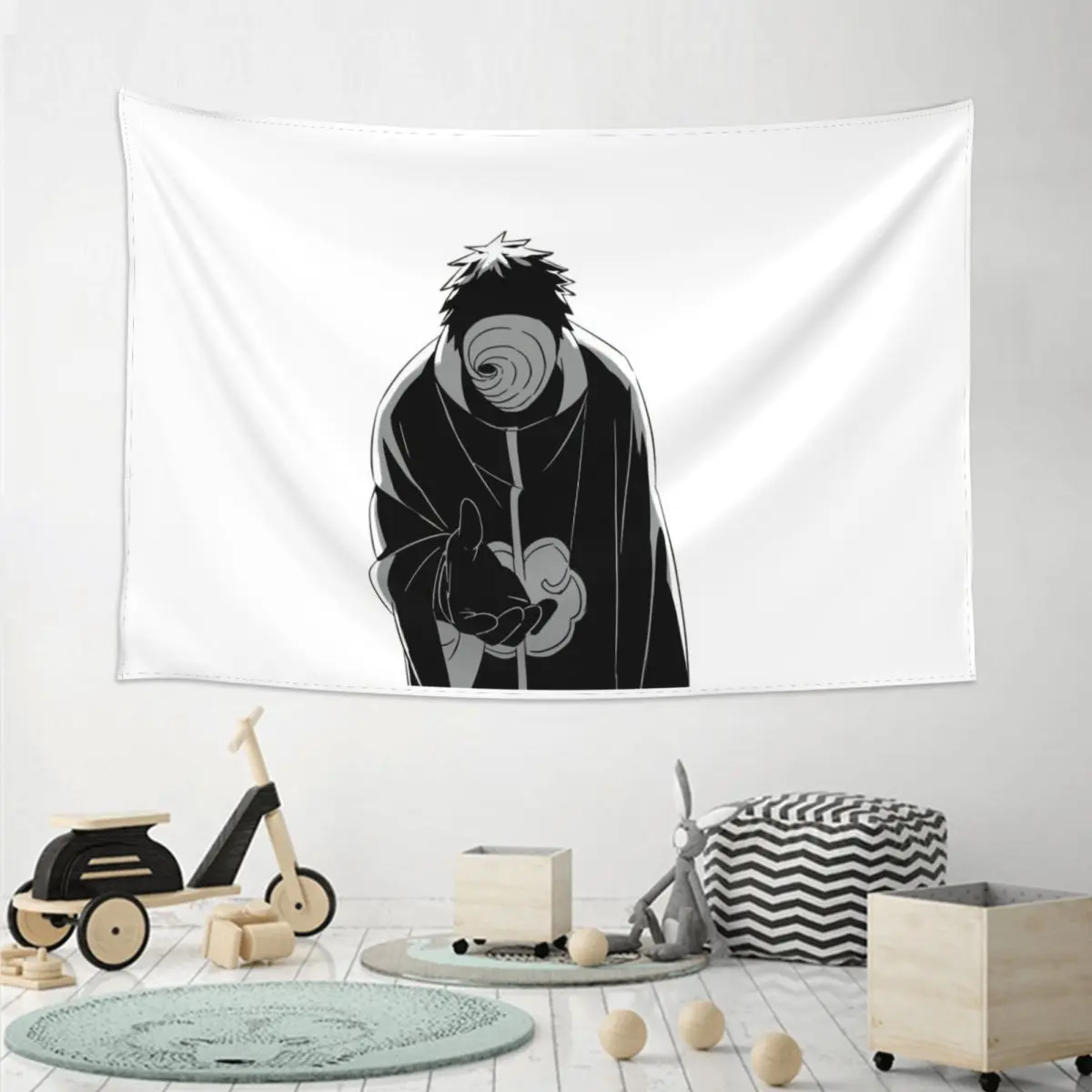 The Masked Villain Tapestry Art Wall Hanging Aesthetic Home Decor Tapestries for Living Room Bedroom Dorm Room