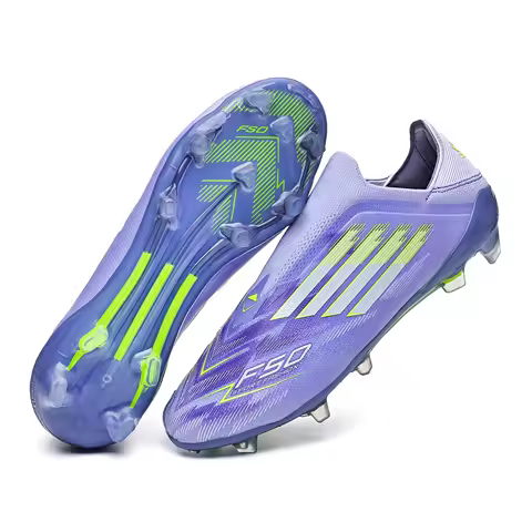New Men Soccer Shoes Training Match Grass Ultralight Sport Comfortable Indoor Cleats Sport Futsal Adult Non-Slip Football Boots