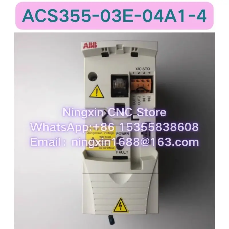 Second-hand ACS355-03E-04A1-4 Frequency Converter Panel Included Functional test OK Fast delivery